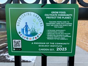 CEI Nourishing Garden Sign